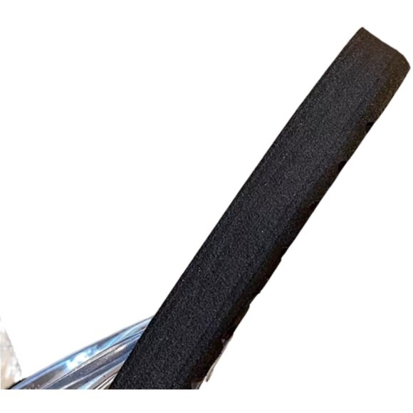 Women's Flip Flops with Clear Jelly Straps - Comfortable Minimalist Thong Sandal - Picture 7 of 8